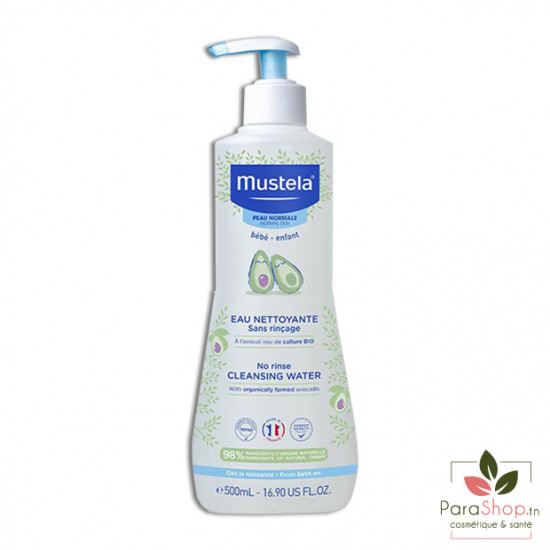 MUSTELA Eau nettoyante sans rinçage 500ML