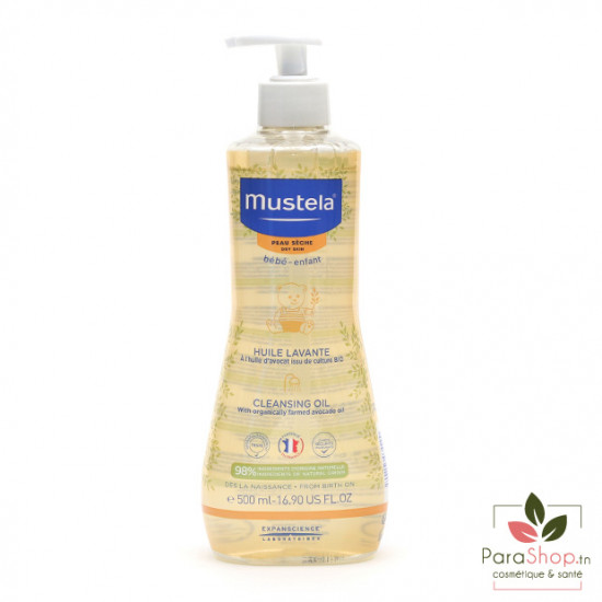 MUSTELA Huile Lavante à l'Avocat 500ML