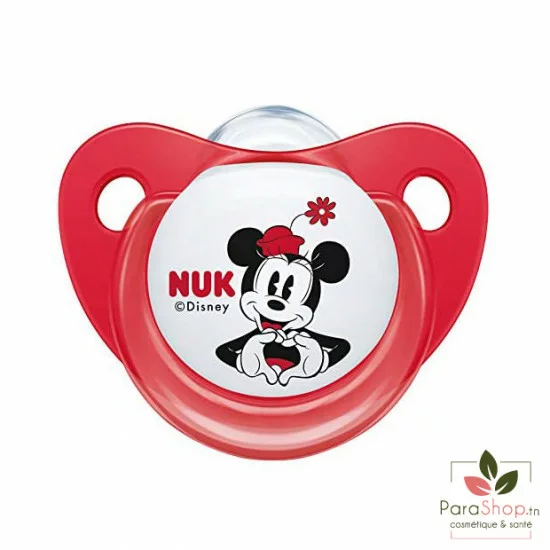 NUK Disney Baby Sucette Mickey en Silicone 0-6M NUK Disney Baby Sucette Mickey en Silicone 0-6M