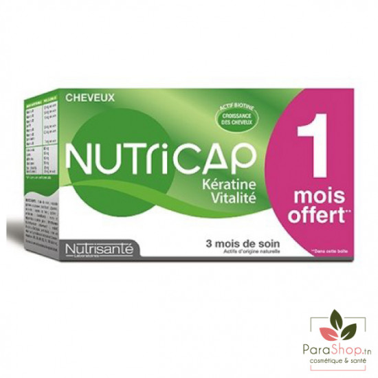 NUTRICAP KERATINE VITALITE - 3 mois 