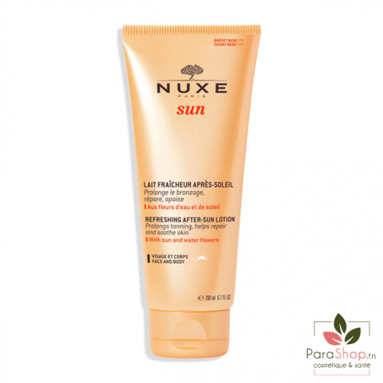 NUXE Sun Lait Fraîcheur Après Soleil Visage et Corps 200ML