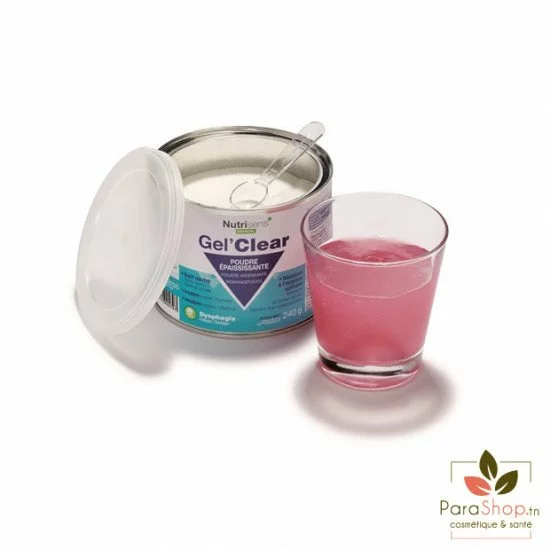 NUTRISENS Gel Clear Poudre Epaississante 240Gr NUTRISENS Gel Clear Poudre Epaississante 240Gr