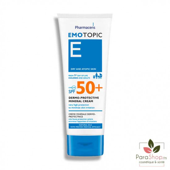 PHARMACERIS E EMOTOPIC CRÈME MINÉRALE DERMOPROTECTRICE SPF 50+ 