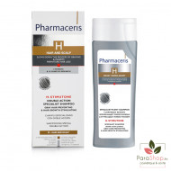 PHARMACERIS H STIMUTONE SHAMPOOING PREVENTION CHEVEUX GRIS Et REPOUSSE  PHARMACERIS H STIMUTONE SHAMPOOING PREVENTION CHEVEUX GRIS Et REPOUSSE