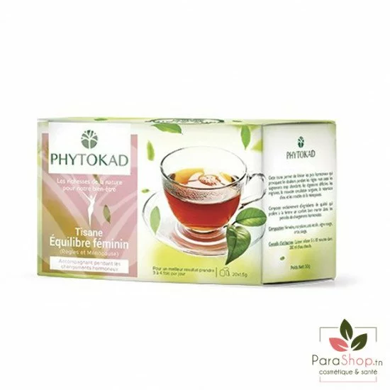 PHYTOKAD TISANE EQUILIBRE FEMININ 20 SACHETS PHYTOKAD TISANE EQUILIBRE FEMININ 20 SACHETS