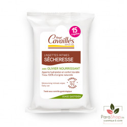 ROGE CAVAILLES LINGETTES INTIMES SECHERESSE - 15 LINGETTES  ROGE CAVAILLES LINGETTES INTIMES SECHERESSE - 15 LINGETTES