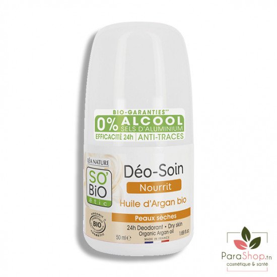 SO BiO DEO SOIN NOURRIT HUILE D'ARGAN BIO 