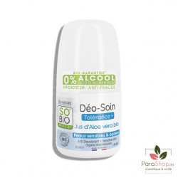 SO BIO DEO SOIN TOLERANCE + PEAUX SENSIBLES ET EPILEES SO BIO DEO SOIN TOLERANCE + PEAUX SENSIBLES ET EPILEES