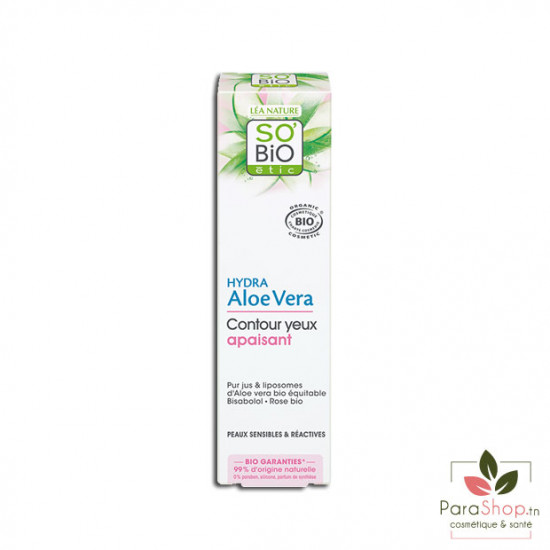 SO BiO HYDRA ALOE VERA CONTOUR YEUX APAISANT 15ML