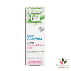 SO BIO HYDRA ALOE VERA CREME DERMO DEFENSE 5 EN 1 SO BIO HYDRA ALOE VERA CREME DERMO DEFENSE 5 EN 1