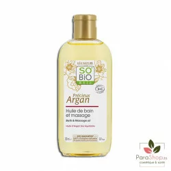 SO BIO PRECIEUX ARGAN Huile de Bain et Massage 150ML