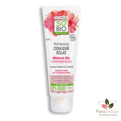 SO BIO SHAMPOOING COULEUR ECLAT HIBISCUS 250ML SO BIO SHAMPOOING COULEUR ECLAT HIBISCUS 250ML