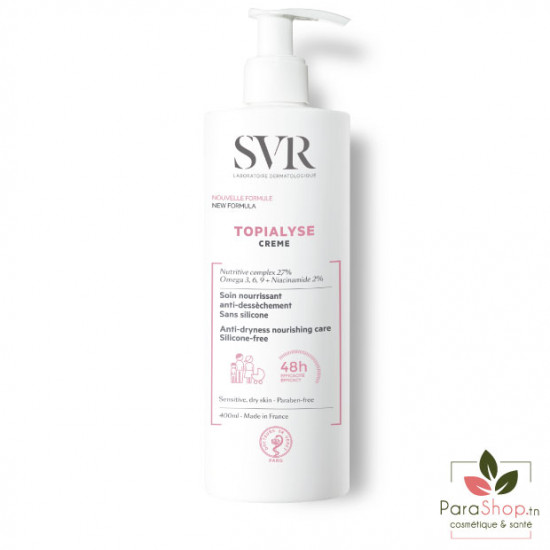 SVR TOPIALYSE CREME ANTI-DESSÈCHEMENT 400ML