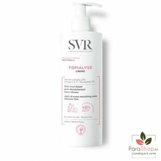 SVR TOPIALYSE CREME ANTI-DESSÈCHEMENT 400ML SVR TOPIALYSE CREME ANTI-DESSÈCHEMENT 400ML