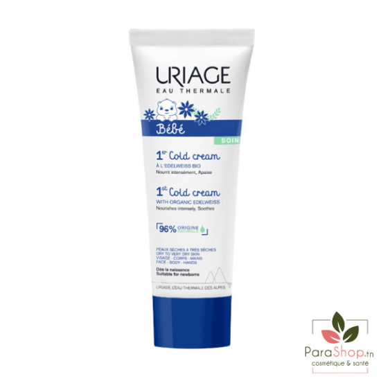 URIAGE BEBE 1er COLD CREAM CRÈME ULTRA-NOURRISSANTE 75ML