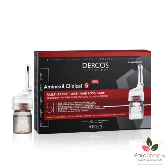 VICHY DERCOS AMINEXIL CLINICAL 5 HOMME 21X6 ML