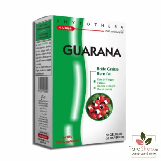 PHYTOTHERA Guarana - 30 Gelules PHYTOTHERA Guarana - 30 Gelules