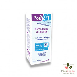 POUXOFF ADULTE LOTION ANTI POUX 100ML POUXOFF ADULTE LOTION ANTI POUX 100ML