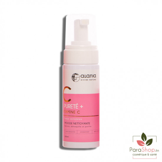 ALANIA PURETE+ VITAMINE C MOUSSE NETTOYANTE 150ML