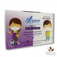 HPP MASQUE CHIRURGICAL ENFANT 50 PCS - BLUE HPP MASQUE CHIRURGICAL ENFANT 50 PCS - BLUE