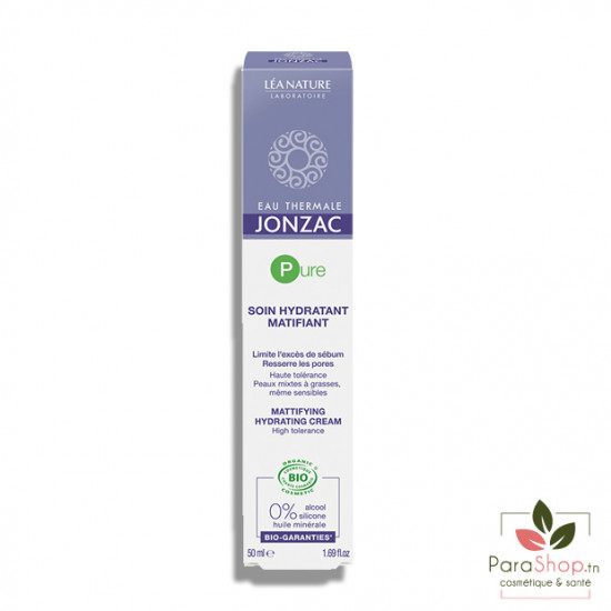 JONZAC PURE SOIN HYDRATANT MATIFIANT 50ML