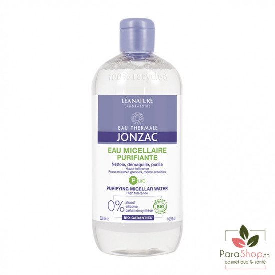 JONZAC PURE EAU MICELLAIRE PURIFIANTE 500ML