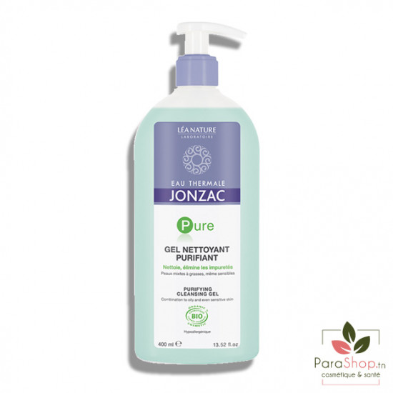 JONZAC PURE GEL NETTOYANT PURIFANT 400ML