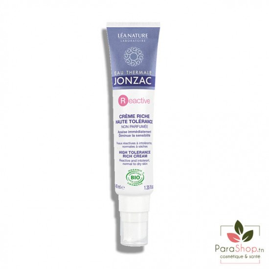 JONZAC REACTIVE CREME RICHE HAUTE TOLERANCE 40ML