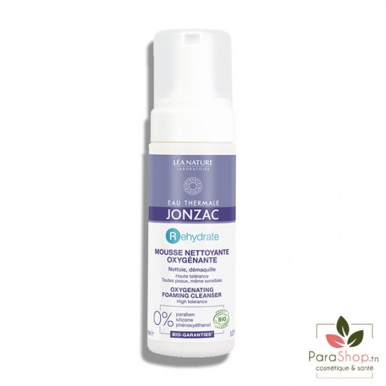 JONZAC REHYDRATE MOUSSE NETTOYANTE OXYGENANTE 150ML