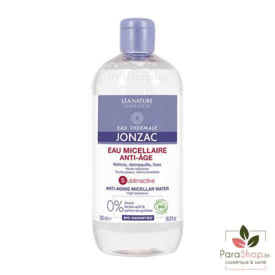 JONZAC SUBLIMACTIVE EAU MICELLAIRE ANTI AGE 500ML