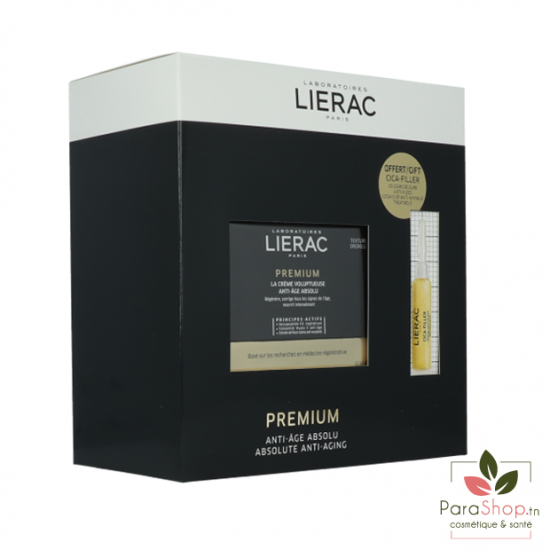 LIERAC PREMIUM COFFRET ANTI AGE - PEAU REPULPEE	