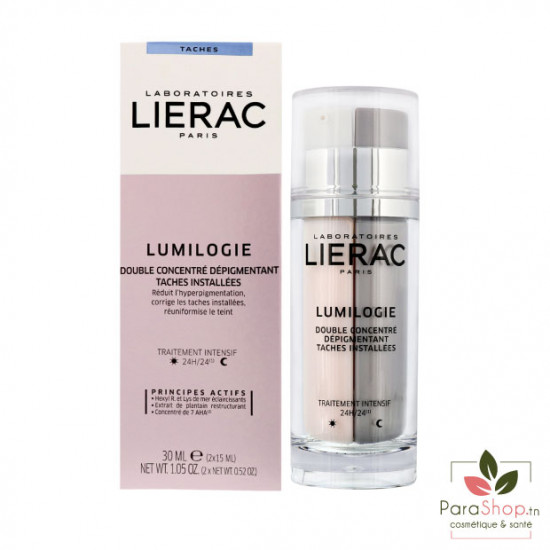 LIERAC LUMILOGIE Double Concentre Jour & Nuit Anti Taches 