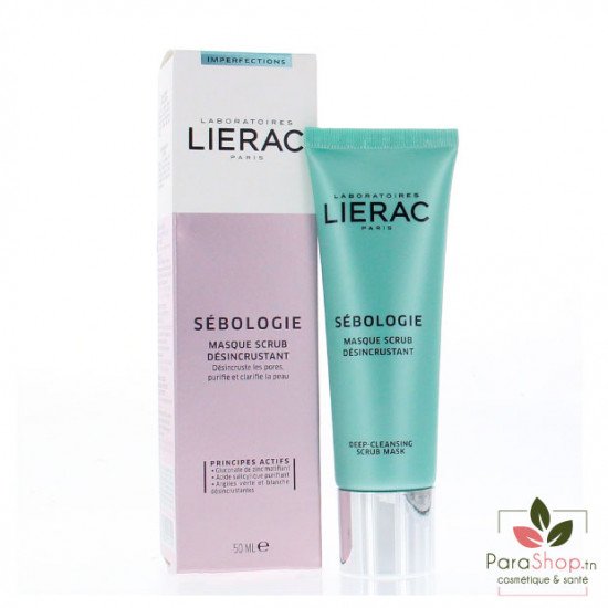 LIERAC SEBOLOGIE MASQUE SCRUB DÉSINCRUSTANT 50ML