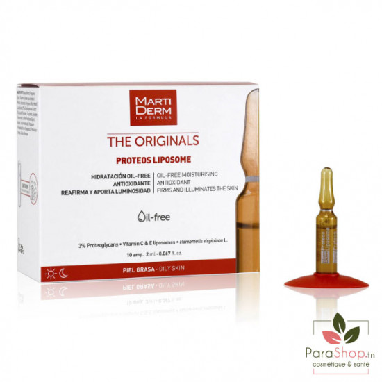 MARTIDERM The originals Proteos liposome 10 Ampoules - OILY SKIN