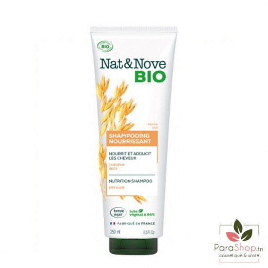 NAT&NOVE BIO Shampoing Nourrissant - Cheveux Secs 250ML