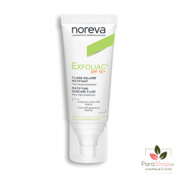 NOREVA EXFOLIAC FLUIDE SOLAIRE MATIFIANT SPF 50+ 40ML