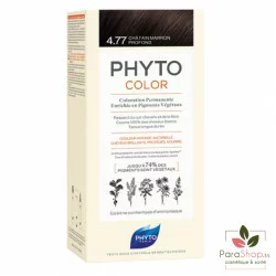 Phyto Phytocolor Coloration Permanente Châtain Marron -4.77