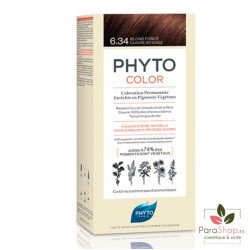 PHYTOCOLOR 6.34 BLOND FONCÉ CUIVRÉ INTENSE PHYTOCOLOR 6.34 BLOND FONCÉ CUIVRÉ INTENSE