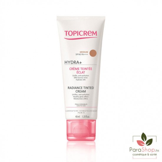 TOPICREM HYDRA+ CREME TEINTEE ECLAT - MEDIUM