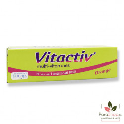 VITACTIV multi-vitamines 20 comprimé à croquer VITACTIV multi-vitamines 20 comprimé à croquer