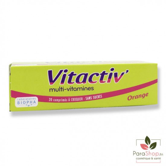 VITACTIV multi-vitamines 20 comprimé à croquer