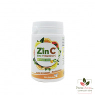 Zinc + Vitamine C - 30 Gélules Zinc + Vitamine C - 30 Gélules