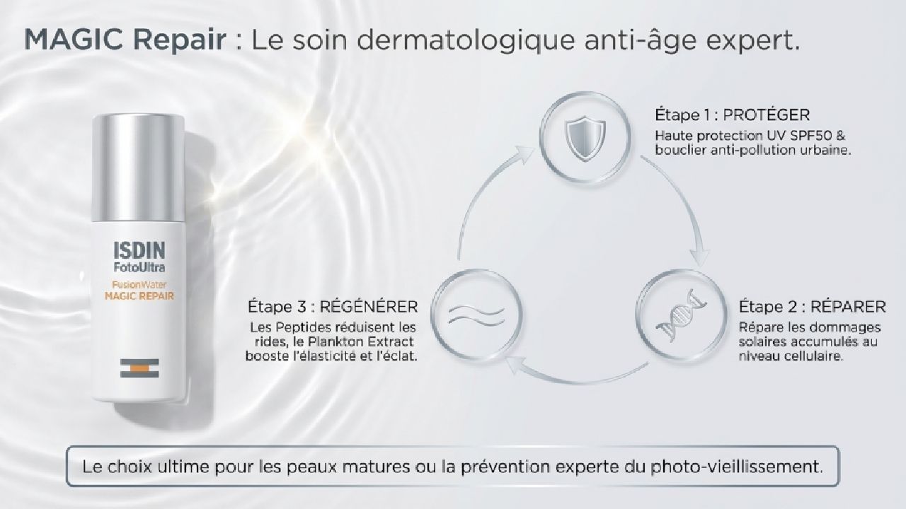 ISDIN Fusion Water MAGIC Repair SPF 50 50ML