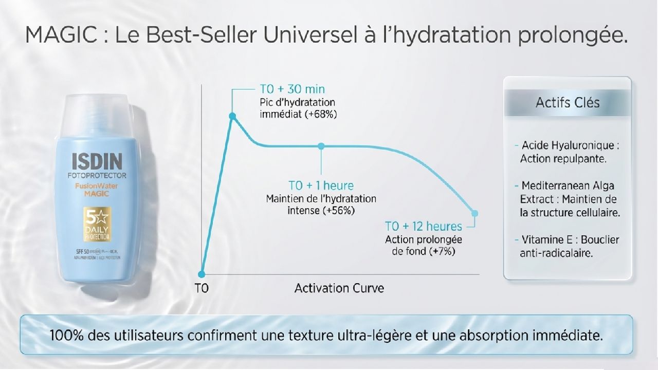ISDIN Fotoprotector Fusion Water MAGIC SPF 50 50ML